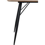 KOVE 160cm Boat Shaped Dining Table-Natural - Image 5