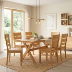 BARON 6 Seater Dining Set-Natural