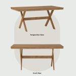 BARON 160cm Dining Table-Cocoa - Image 9