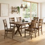 BARON 6 Seater Dining Set-Cocoa