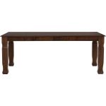 TEGUS 200cm Wooden Table-Cocoa - Image 6