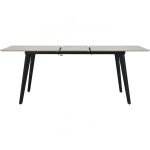 NETO 160+40cm Extension Dining Table-Grey - Image 8