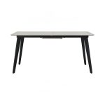 NETO 160+40cm Extension Dining Table-Grey - Image 10