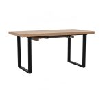 STANLEY 160+40cm Extension Dining Table-Oak - Image 5