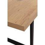 STANLEY 160+40cm Extension Dining Table-Oak - Image 6