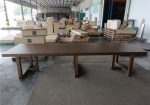 ZAVEN 360cm Mindy Veneer Dining Table-Cocoa - Image 9