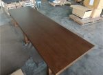 ZAVEN 360cm Mindy Veneer Dining Table-Cocoa - Image 14