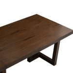 ZAVEN 360cm Mindy Veneer Dining Table-Cocoa - Image 7