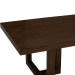 ZAVEN 360cm Mindy Veneer Dining Table-Cocoa - Image 6