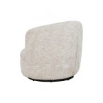 COROLLA 360-Degree Swivel Lounge Chair-Beige - Image 13