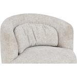 COROLLA 360-Degree Swivel Lounge Chair-Beige - Image 11