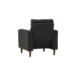MAXIM 1 Seater Sofa-Black - Image 5