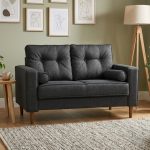 MAXIM 2 Seater Sofa-Black