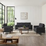 MAXIM 1 Seater Sofa-Black - Image 3