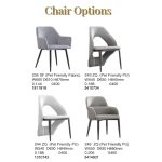 CASSIO 8 Seater Crystal Marble Round Table - Image 6
