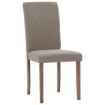 AMOS 4 Seater Dining Set-Grey Fabric - Image 8