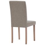 AMOS 4 Seater Dining Set-Grey Fabric - Image 7