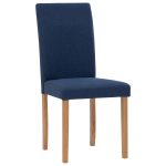 AMOS 4 Seater Dining Set-Blue Fabric - Image 7