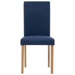 AMOS 4 Seater Dining Set-Blue Fabric - Image 4