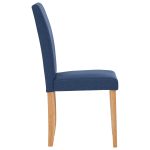 AMOS 4 Seater Dining Set-Blue Fabric - Image 5