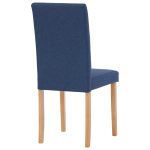 AMOS 4 Seater Dining Set-Blue Fabric - Image 6