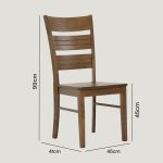 BARON 4 Seater Dining Set-Cocoa - Image 8
