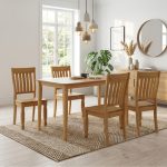 COLIN 4 Seater Dining Set-Natural
