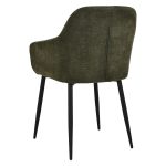 [Set of 2] CORDY Dining Arm Chair-Dark Green - Image 3