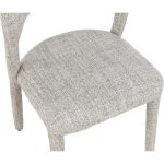 [Set of 2] ASTRO Full Fabric Dining Chair-Oatmeal - Image 5