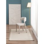 [Set of 2] ASTRO Full Fabric Dining Chair-Chestnut - Image 12