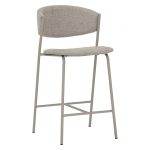 KOBY 24" Metal Bar Chair-Grey - Image 6