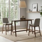 ARDON 2 And 4 Seater Wooden Bar Set-Cocoa - Image 3