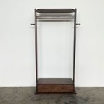 GESSO Wooden Garment Rack With 1 Drawer-Walnut - Image 10