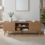 INGLEWOOD 150cm TV Cabinet-Oak - Image 2