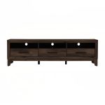 BRAVO 160cm 3 Drawers TV Cabinet-Walnut - Image 8