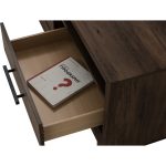 BRAVO 160cm 3 Drawers TV Cabinet-Walnut - Image 6