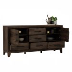 BRAVO 160cm Multi Storage Sideboard-Walnut - Image 3