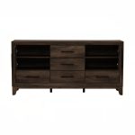 BRAVO 160cm Multi Storage Sideboard-Walnut - Image 4