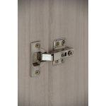 DUBLIN 2 Door 2 Drawer Wardrobe With Key Lock- Light Oak - Image 5