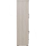 DUBLIN 2 Door 2 Drawer Wardrobe With Key Lock- Light Oak - Image 8