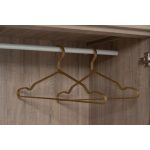 DUBLIN 2 Door 2 Drawer Wardrobe With Key Lock- Dark Oak - Image 13