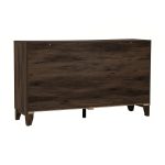 BRAVO 6 Drawer Chest Dresser-Walnut - Image 5