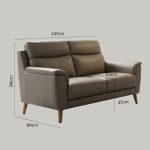 [Custom Made] KENSINGTON 2+3 Seater Genuine Top Grain Sofa - Image 7