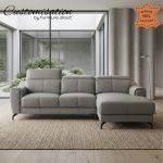 [Custom Made] CHURCHILL Genuine Top Grain L Shaped Sofa