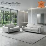 [Custom Made] CHURCHILL 2+3 Seater Genuine Top Grain Sofa