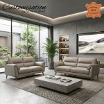 [Custom Made] DUKE 2+3 Seater Genuine Top Grain Sofa