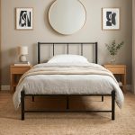 CALLON Single Size Metal Bed Frame-Black