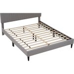 FLULLY Queen Size Bed-Grey - Image 5