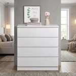 AFFIN 4 Drawer Chest-White
