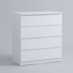 AFFIN 4 Drawer Chest-White - Image 8